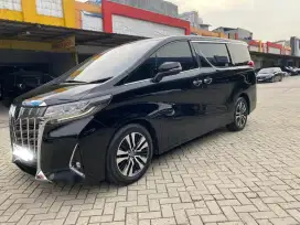 TOYOTA ALPHARD G ATPM AT 2019 FACELIFT BLACK ON BEIGE RECORD TOP COND