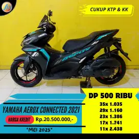 KREDIT DP 500RIBU YAMAHA AEROX CONNECTED 2021 ANGSURAN SANGAT RENDAH