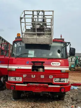 MITSUBISHI FULLY HYDRAULIC TRUCK CRANE AERIAL LADDER PLATFORM+MORITA L