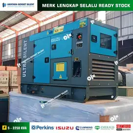 JUAL GENSET SILENT ISUZU 100 KVA
