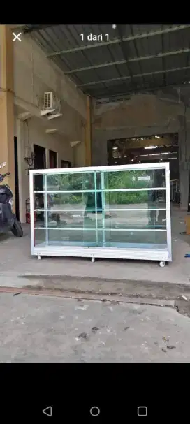 ETALASE TOKO UKURAN 1,5 METER