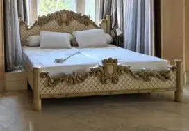 Jual rangka set tempat tidur king coil