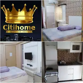 menyewakan apartemen educity 1br bulanan bycitihome