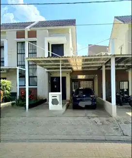 RUMAH CLUSTER MURAH 2 LT SUDAH RENOV DI GREENARA HARAPAN INDAH BEKASI