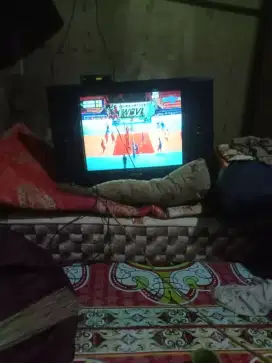 Jual Murah Tv tabung Sharp Tanpa Set top box kondisi msh BGS gak rsk