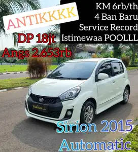 (LOW KM) Sirion RS Matic 2015 AT Putih Automatic Agya 2014 Brio