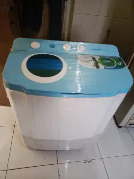 MESIN CUCI MERK POLITRON KAP 7KG MULPIS NORMAL SIAP PAKAI