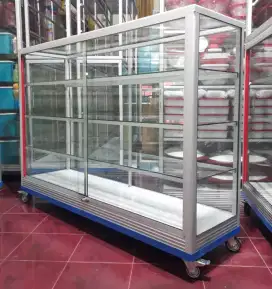 Etalase RODA BESAR & SIKU BESI Panjang 1,5M || Buat toko