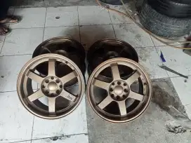 Velg rays te37 r16 pcd 4x114/100 lbr 7 et 35