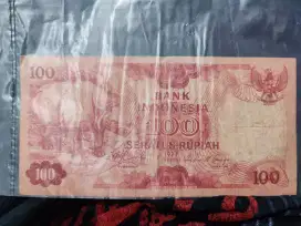 Uang Kuno 100 Rupiah - Badak