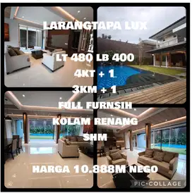 Dijual Fullfurnish Rumah mewah dan Lux di Singgasana Bandung