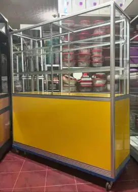 Etalase Makanan Panjang 1,5 Meter