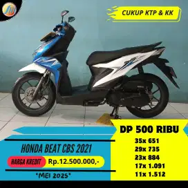 JUAL CEPAT HONDA BEAT CBS 2021 CASH KREDIT SEKEN BERGARANSI TERAWAT