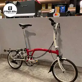 Brompton M6R Red/White