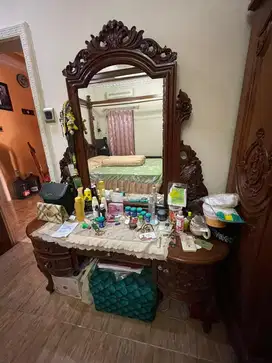 Jual meja rias jati lawas