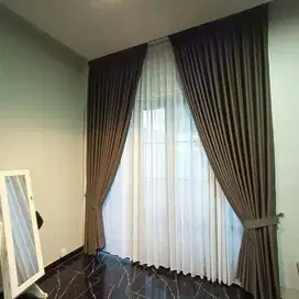 Tukang Tirai Gorden Jendela Gordyn Mewah Hordeng Model Terbaru Murah