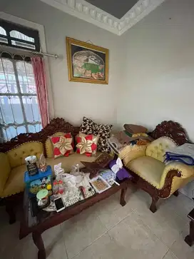 Jual kursi jati satu set lawas