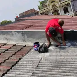 Jasa perbaikan atap bocor dak rembes genteng bocor talang sobek