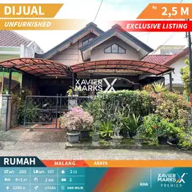 Dijual Rumah dekat Plaza Araya Suasana Nyaman Di Pondok Blimbing Indah