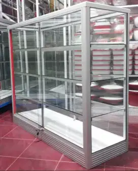 Etalase Kaca Dan Aluminium 1,5Mx1M