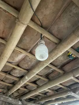 Lampu bohlam terang putih