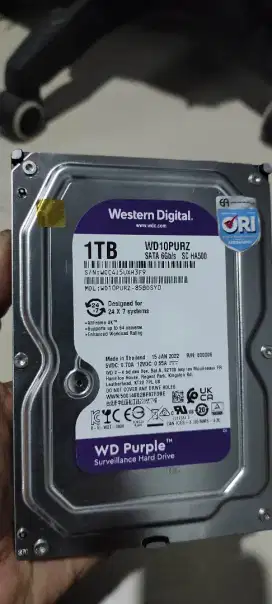 HDD WD Purple  1TB/1000GB 3.5 +Bagus