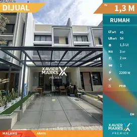 Dijual Rumah Full Furnished Minimalis Modern di Araya Malang