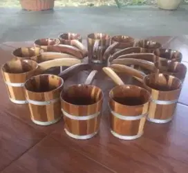 Gayung kayu jati