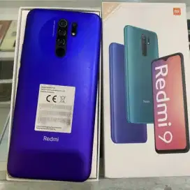 Redmi 9 ram 4+1/64 kel, fullset
