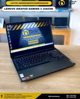 LENOVO IdeaPad Gaming 3 15ACH6/Ryzen 5 5600H/16GB/256GB + 512GB/1650!!