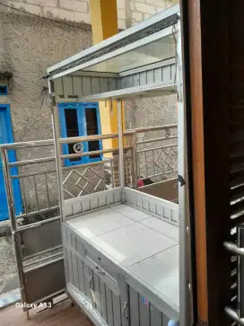 Di jual gerobak aluminium