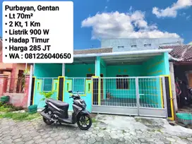 Jual Rumah Siap Pakai Area Purbayan Gentan, Dekat Laweyan, Purwosari