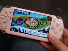 Psp sony slim pink full 50 game mulus lancar siap main