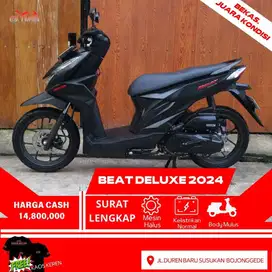 BEAT DELUXE 2024 BEKAS RASA BARU NO PR SIAP PAKE