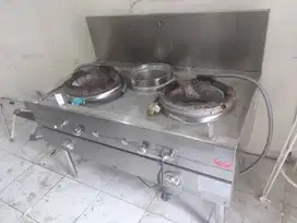 Kompor Gas Kwali Range Getra 2 Tungku (Api Mawar), pemakaian 2 bln