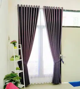 Pemasangan Tirai Gorden Jendela Gordyn Mewah Hordeng Model Terbaru Mur