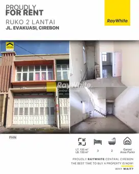 Disewakan Ruko 2 Lantai di Jalan Evakuasi Cirebon