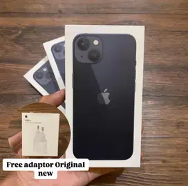 Iphone 13 128GB New Resmi free adaptor original New