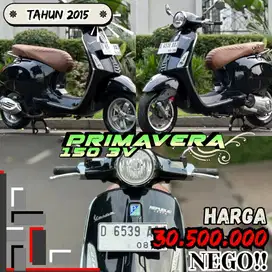 Vespa Primavera 150 3v Th 2015 Warna Hitam Perfect Condition