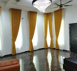 Pemasangan Tirai Gorden Jendela Gordyn Mewah Hordeng Model Terbaru Mur