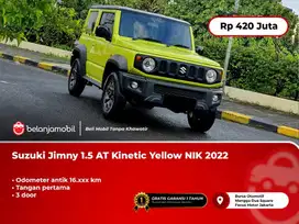 [KM ANTIK] Suzuki Jimny 1.5 3 Door AT Kinetic Yellow 2022/2023