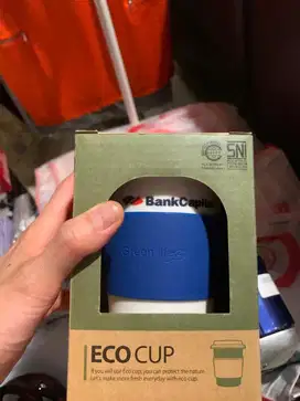 ECO CUP mug baru dan bahan premium( bkn plastik)
