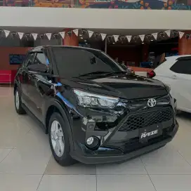 DP 9JT aja Raize 1.2 G Matic CVT 2025 GR sport Hitam Putih Grey Merah