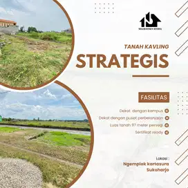 TANAH KAVLING WILAYAH STRATEGIS DEKAT DENGAN KOTA