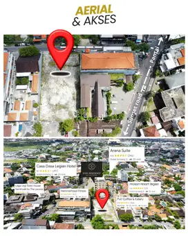 Tanah Strategis Linkungan Villa di Seminyak Legian Badung Bali