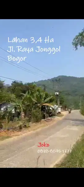 Lahan Clear and Clean Jl. Raya Jonggol, Sukanagara, Jonggol, Bogor