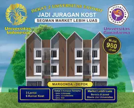 DIJUAL Unit Kostan Fully Furnished di Margonda dekat Gunadarma dan UI