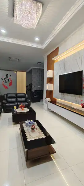RUMAH & LOKASI BAGUS NGANTONG FURNISH LUAS 11 X 20M² DI KAVLING POLRI