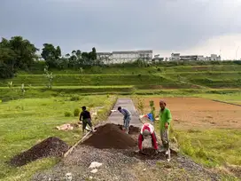 Tanah Datar Akses Mudah Deket Ke Tol Di Megamendung Puncak