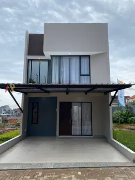 Rumah Modern Minimalis dalam Cluster Besar Dekat McD Cipayung Jaktim